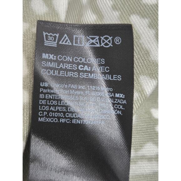 Chicos Travelers Abstract Print Dress Green White No Wrinkle NWT 3 - Picture 6 of 6